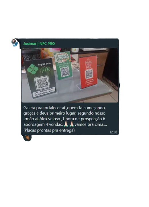 Print de aluno: placas prontas para entrega